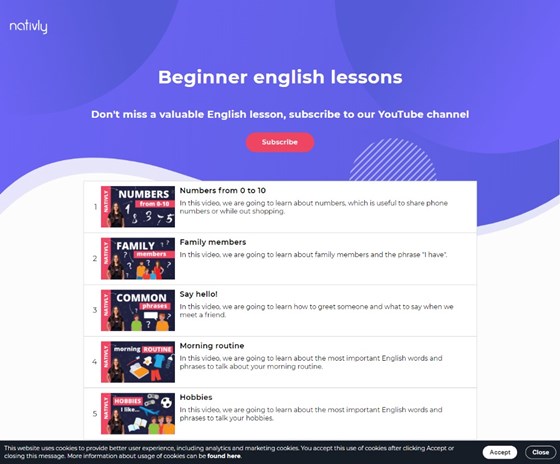 Learn English online for free: Learn English online for free